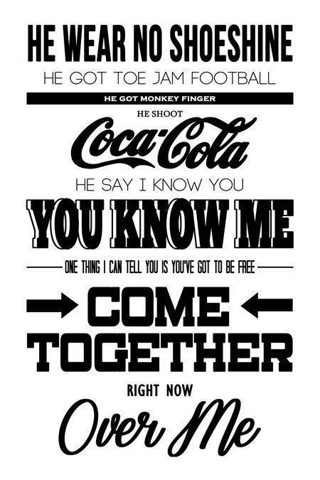 come together right now over me song lyrics